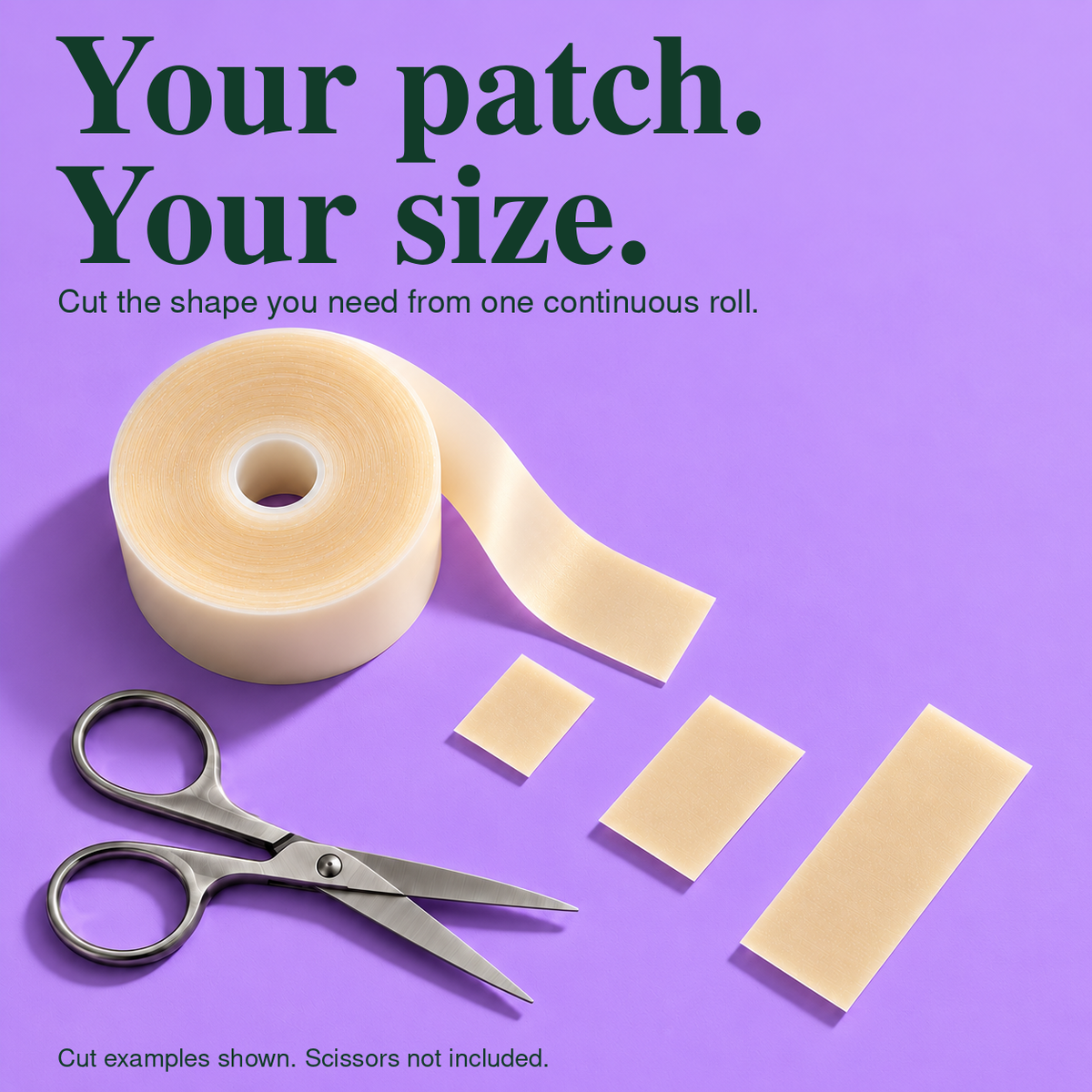 Mooore Please hydrocolloid roll: your patch your size png
