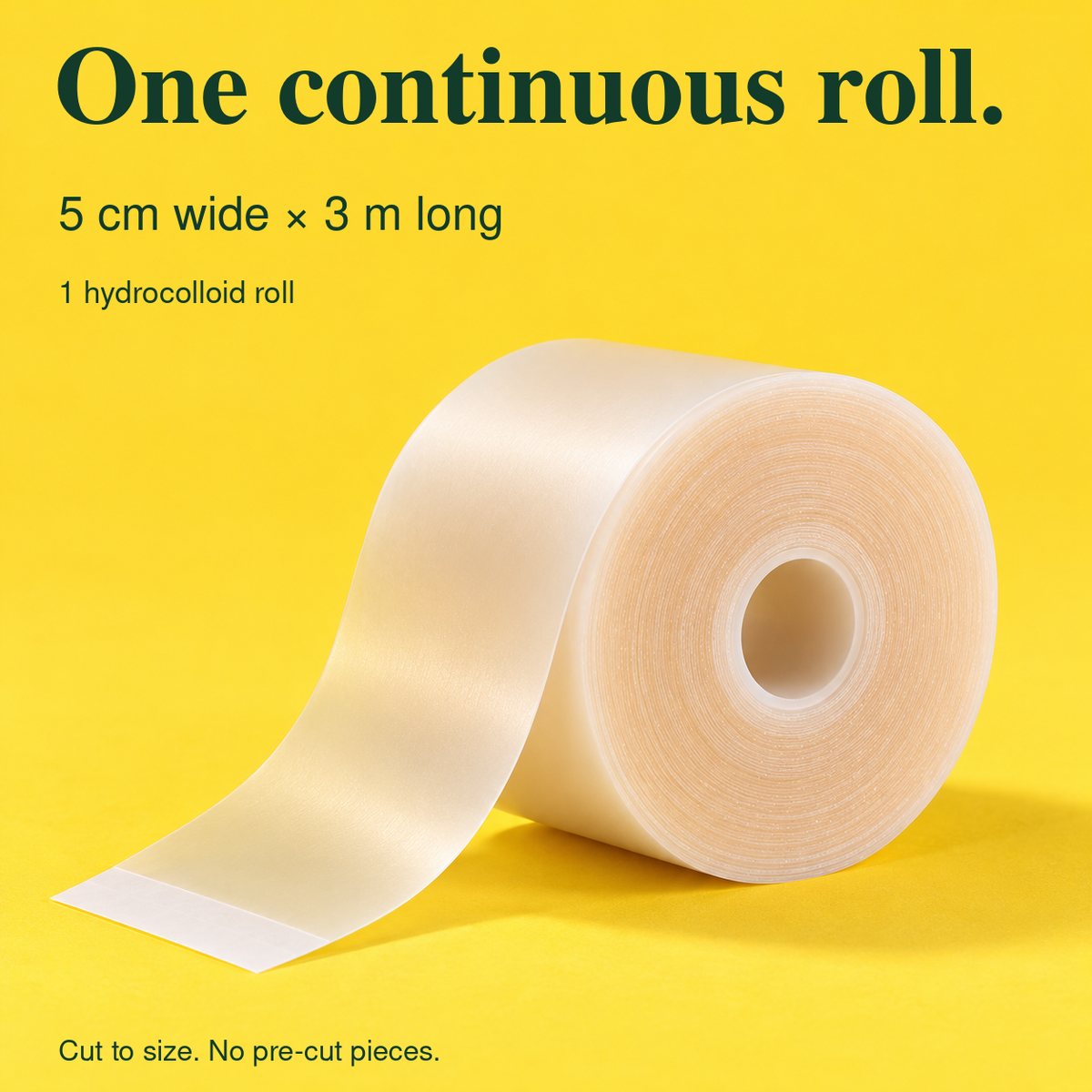Mooore Please hydrocolloid roll: one roll contents png